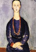 Amedeo Modigliani Woman with Red Necklace Germany oil painting artist